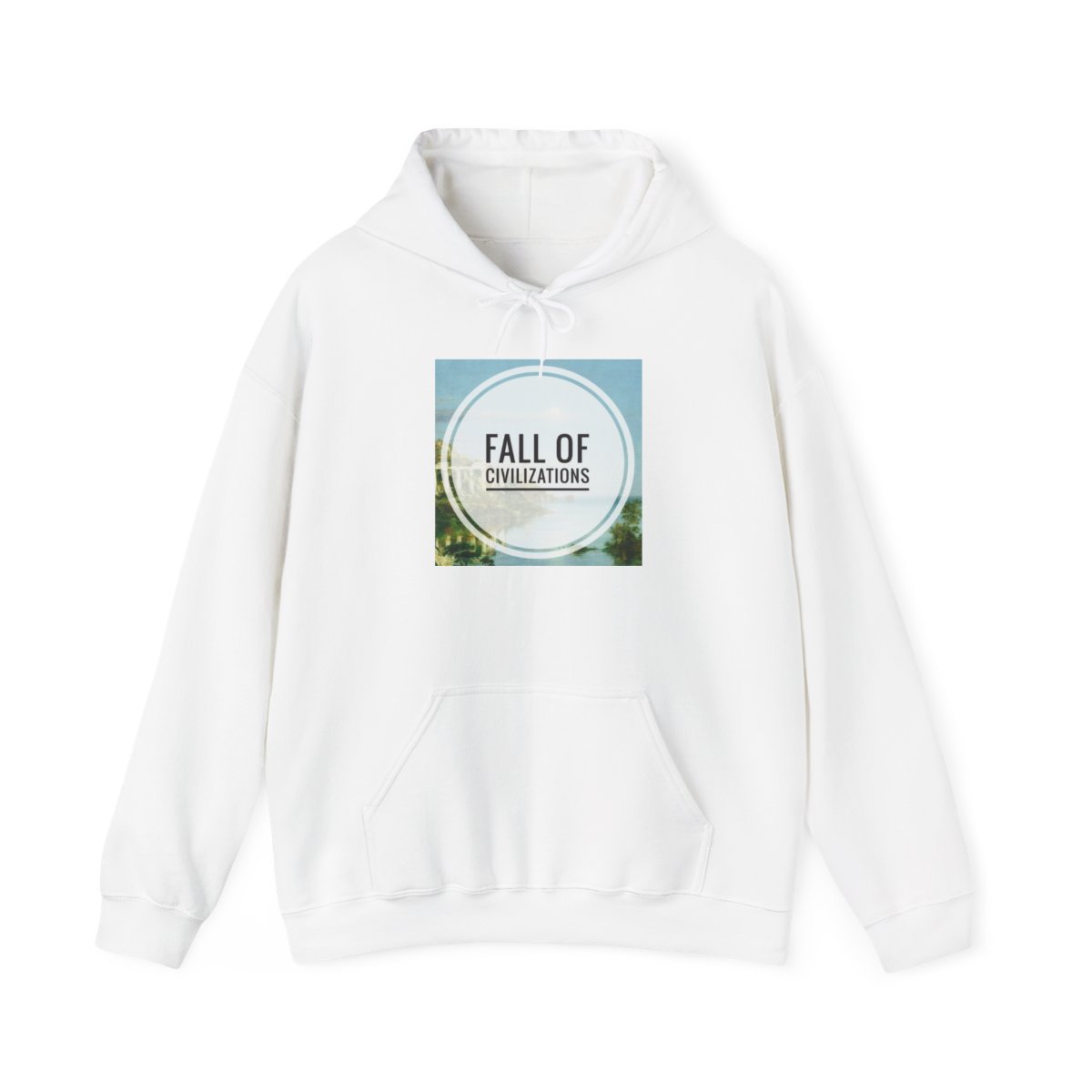 Fall of Civilizations Hoodie | Vintage Nature Circle Graphic | Fall of Civilizations Podcast - Official hoodies merchandise