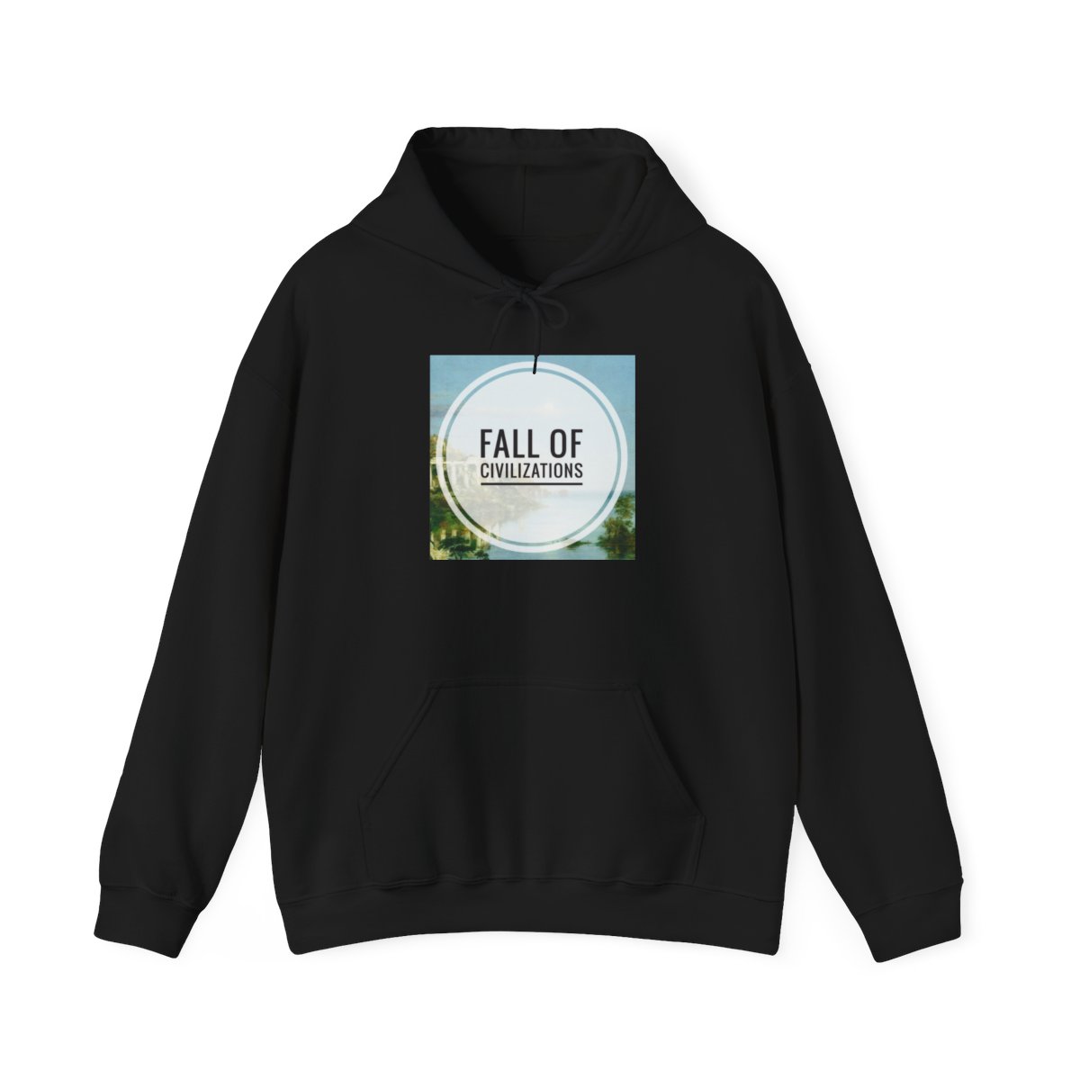 Fall of Civilizations Hoodie | Vintage Nature Circle Graphic | Fall of Civilizations Podcast