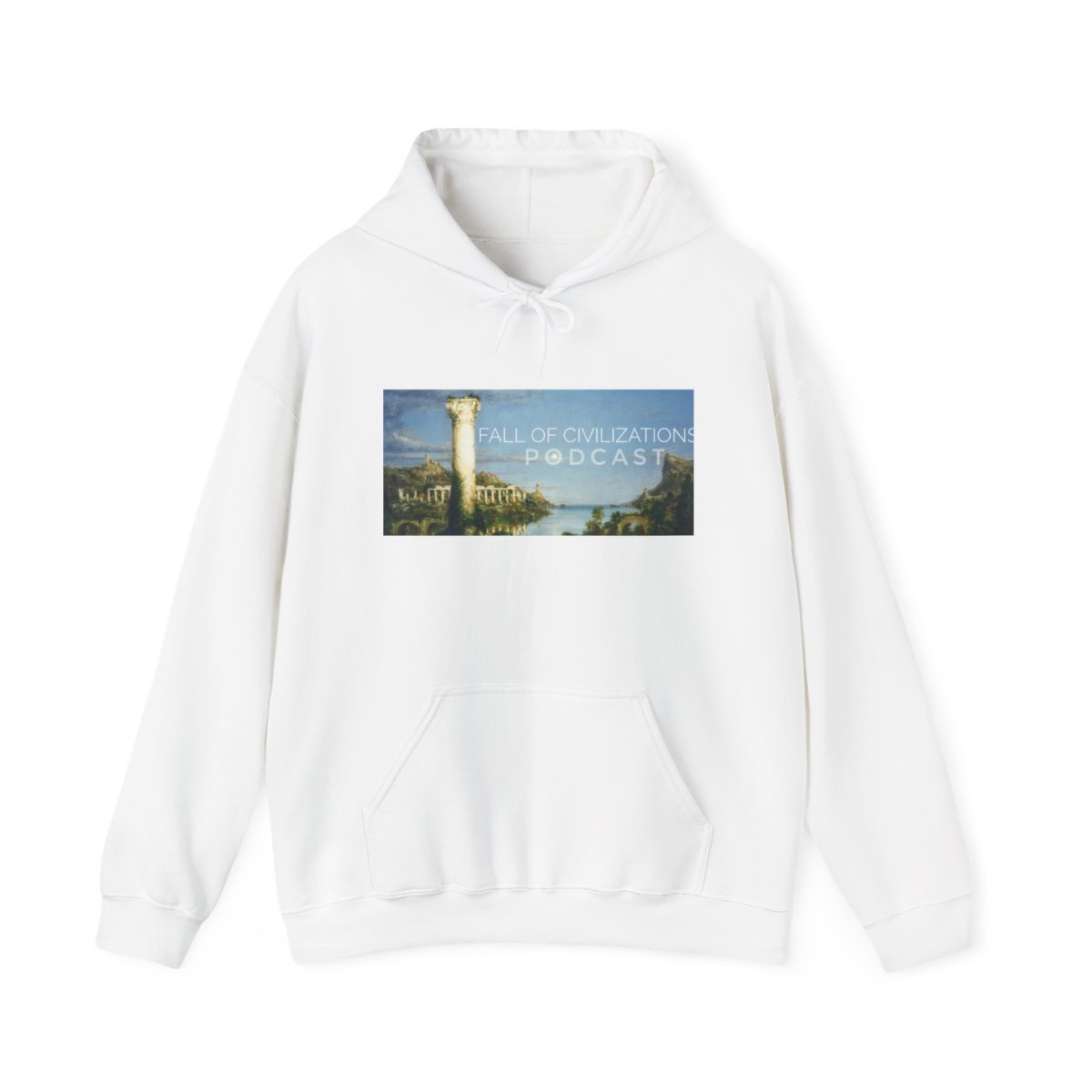 Lighthouse Coastal Scene Hoodie | Ocean Beacon Landscape Sweatshirt | Fall of Civilizations Podcast