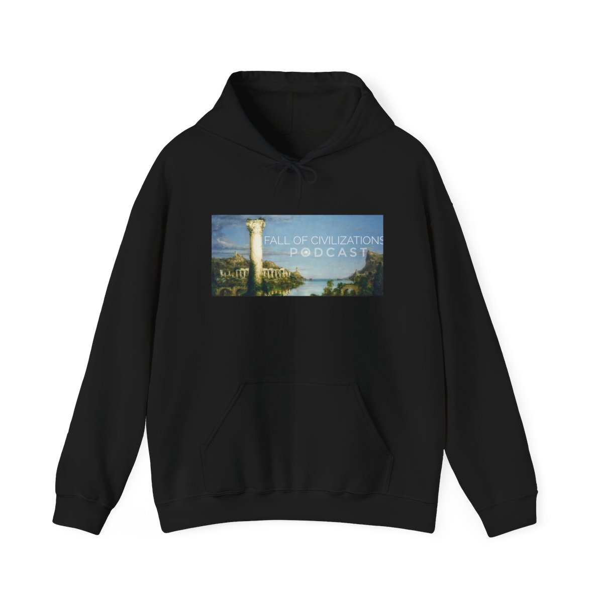 Lighthouse Coastal Scene Hoodie | Ocean Beacon Landscape Sweatshirt | Fall of Civilizations Podcast - Official Hoodies merchandise