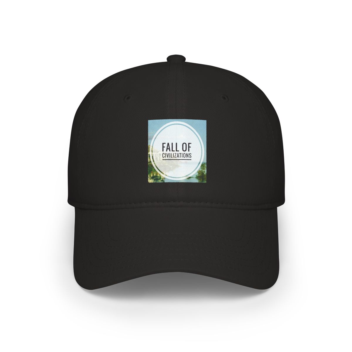 Fall of Civilizations patch logo Cap | Baseball Cap, Vintage Nature Graphic | Fall of Civilizations Podcast