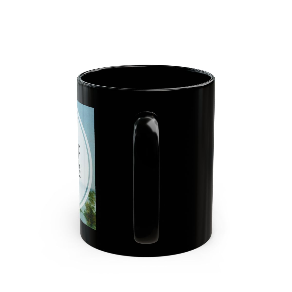 Fall of Civilizations Mug | Black Ceramic Coffee Cup | Fall of Civilizations Podcast - alternate angle 3, merchandise