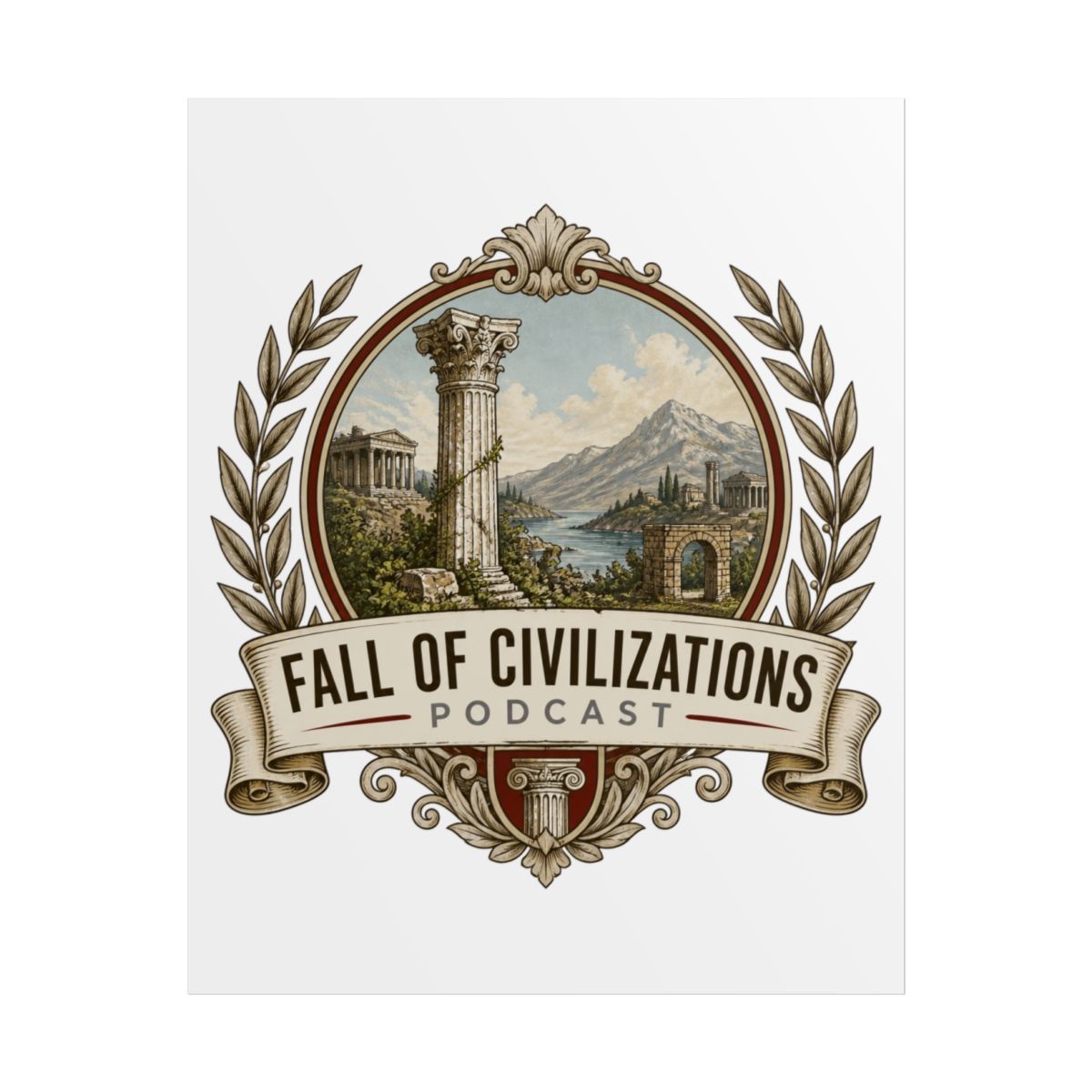 Fall of Civilizations "FALL OF CIVILIZATIONS PODCAST" Poster