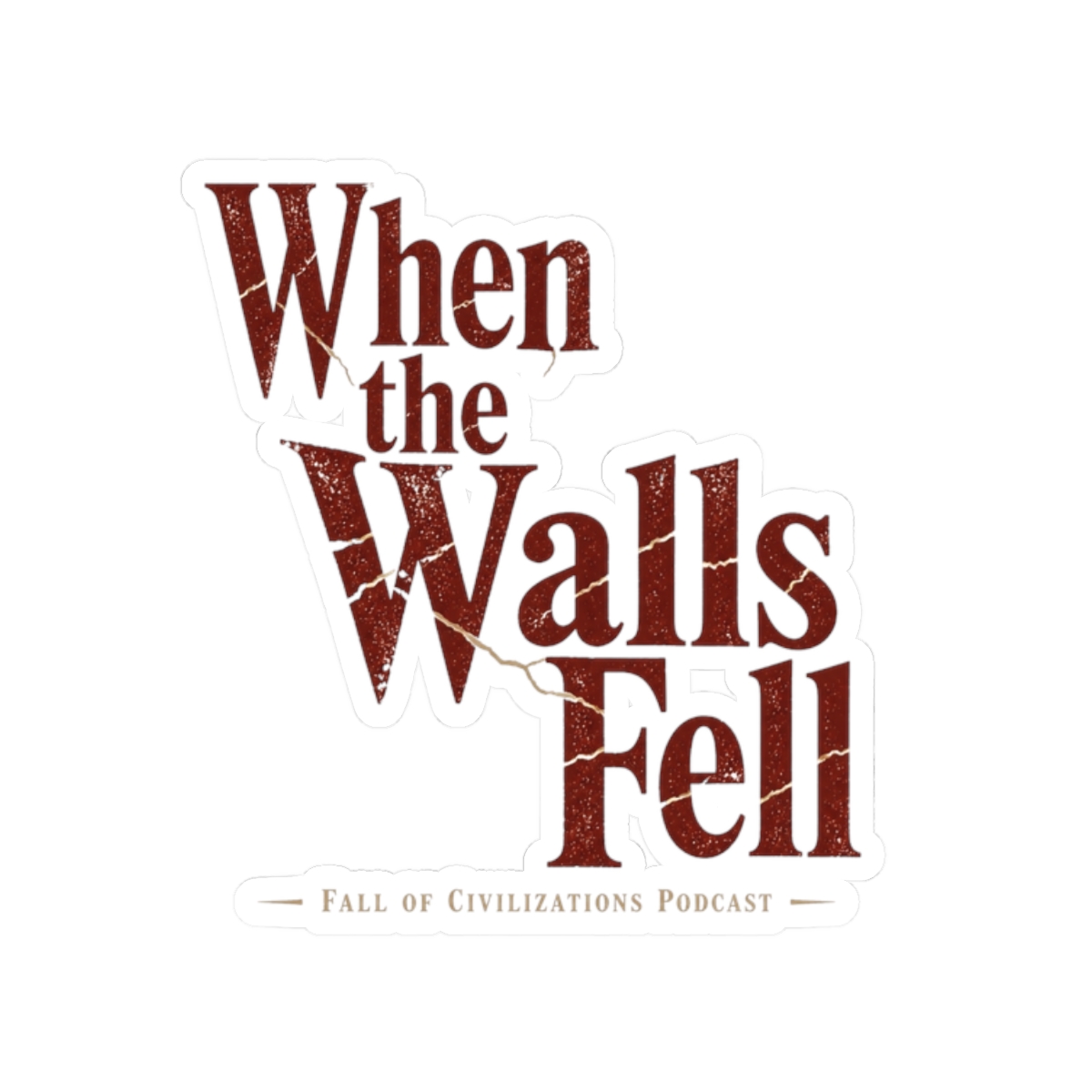 Fall of Civilizations "When the Walls Fell" Sticker - alternate angle 1, merchandise