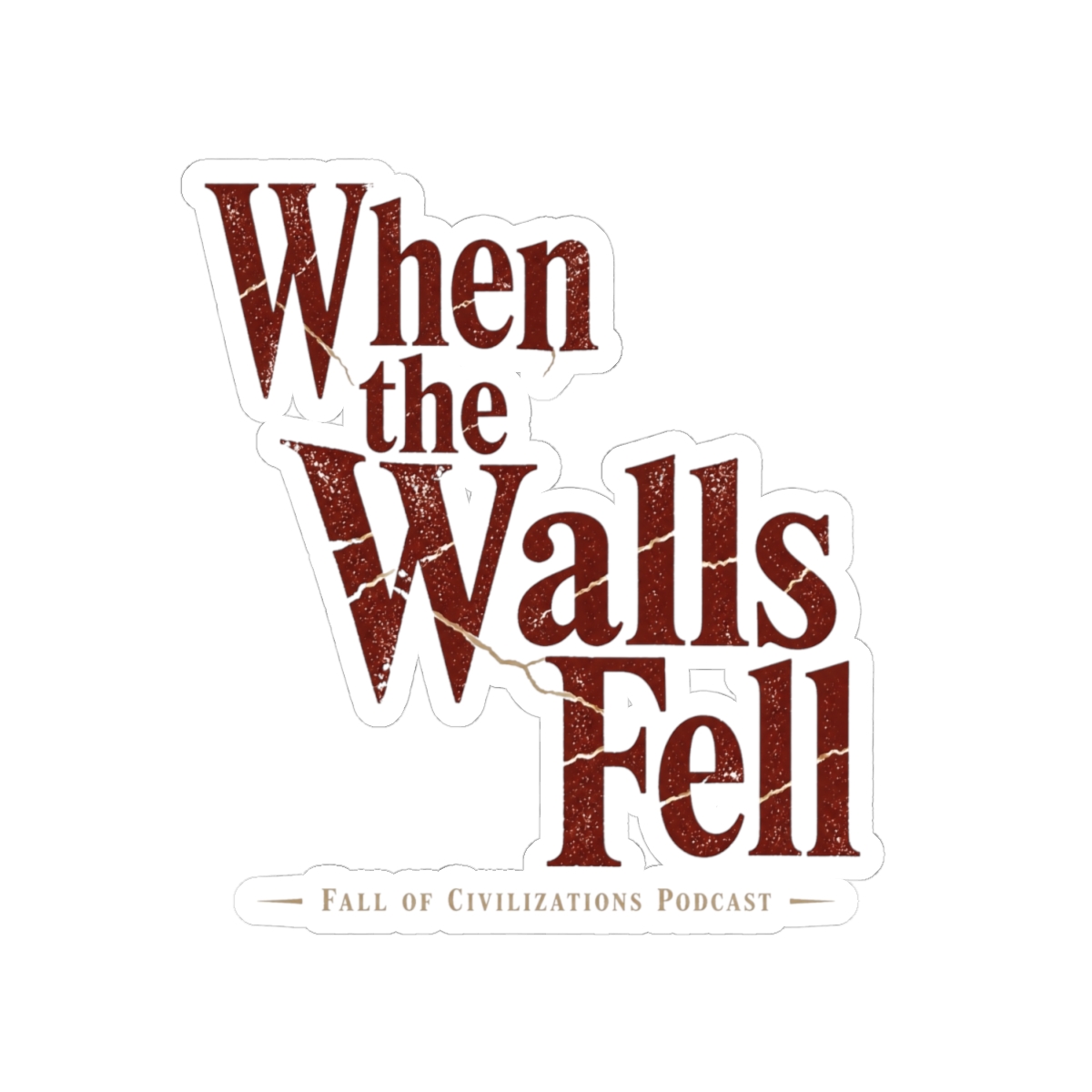 Fall of Civilizations "When the Walls Fell" Sticker - alternate angle 5, merchandise