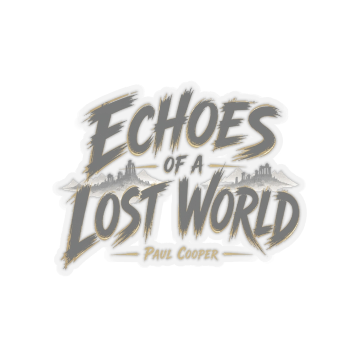 Fall of Civilizations "Echoes of a Lost World" Sticker - alternate angle 2, merchandise