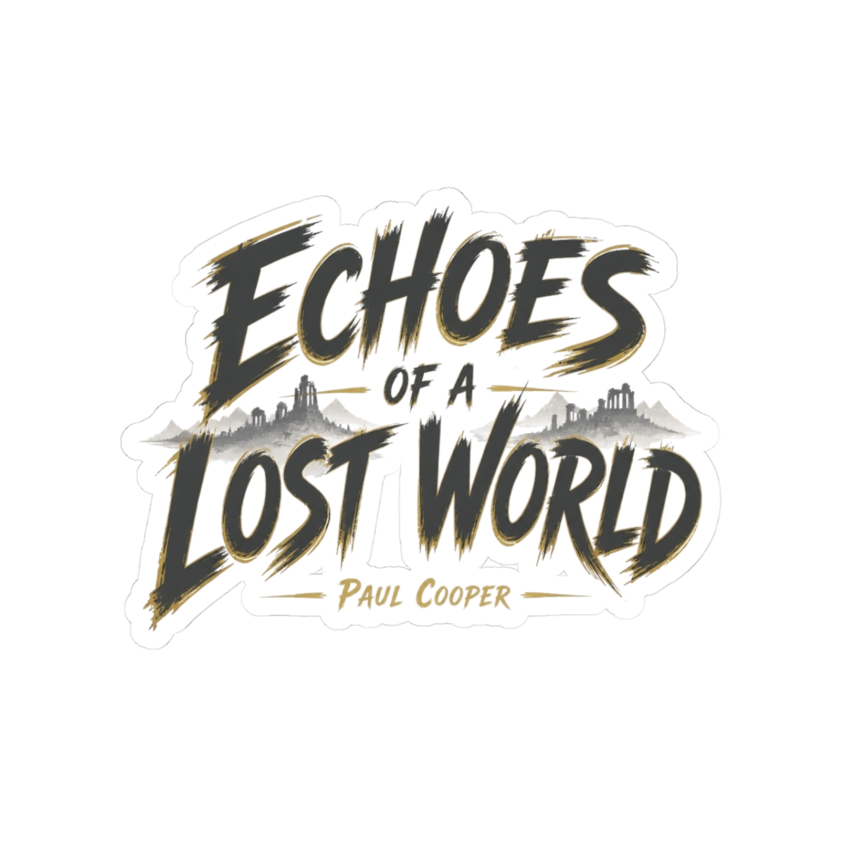 Fall of Civilizations "Echoes of a Lost World" Sticker - alternate angle 3, merchandise