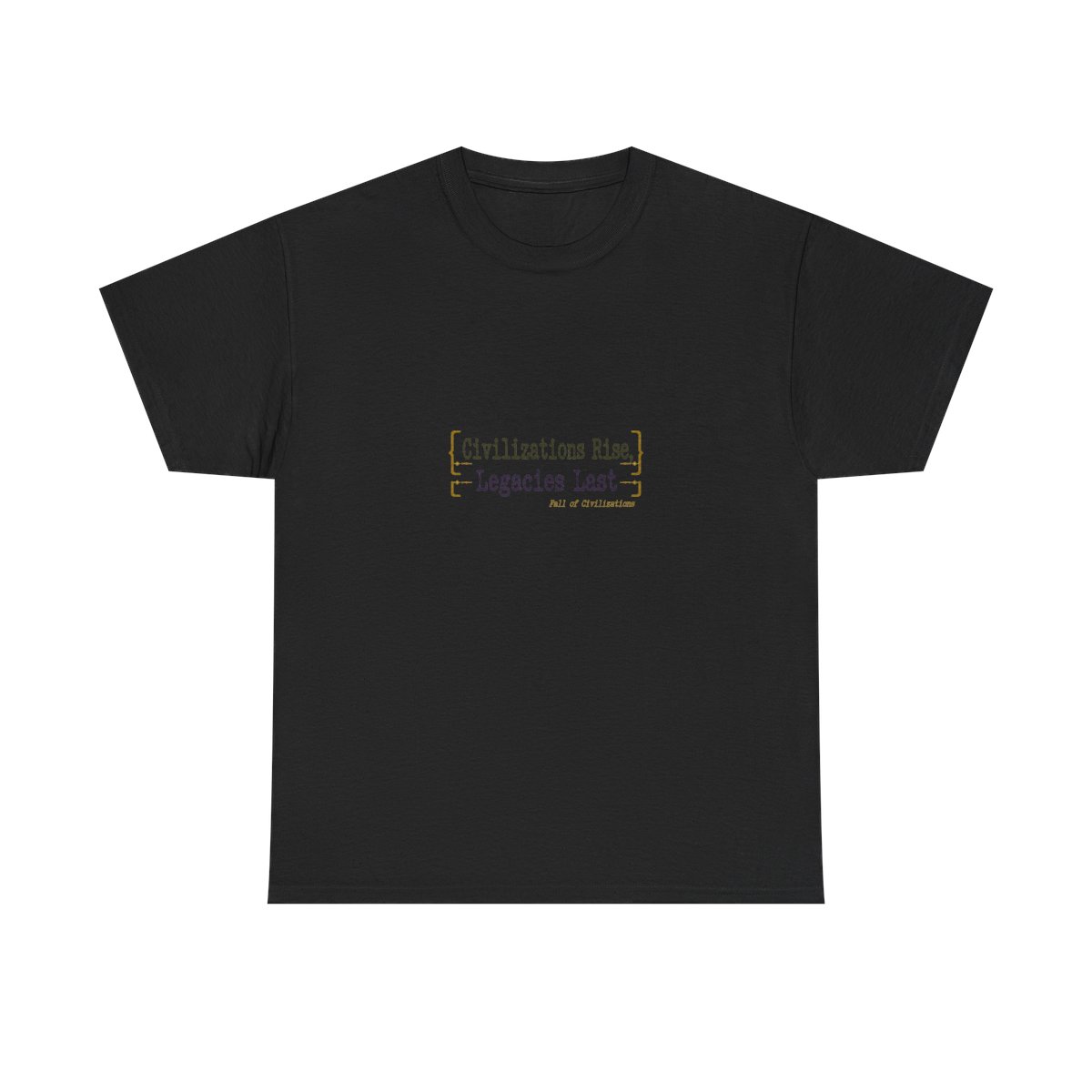 Fall of Civilizations "Civilizations Rise, Legacies Last" Unisex Tee - alternate angle 3, merchandise