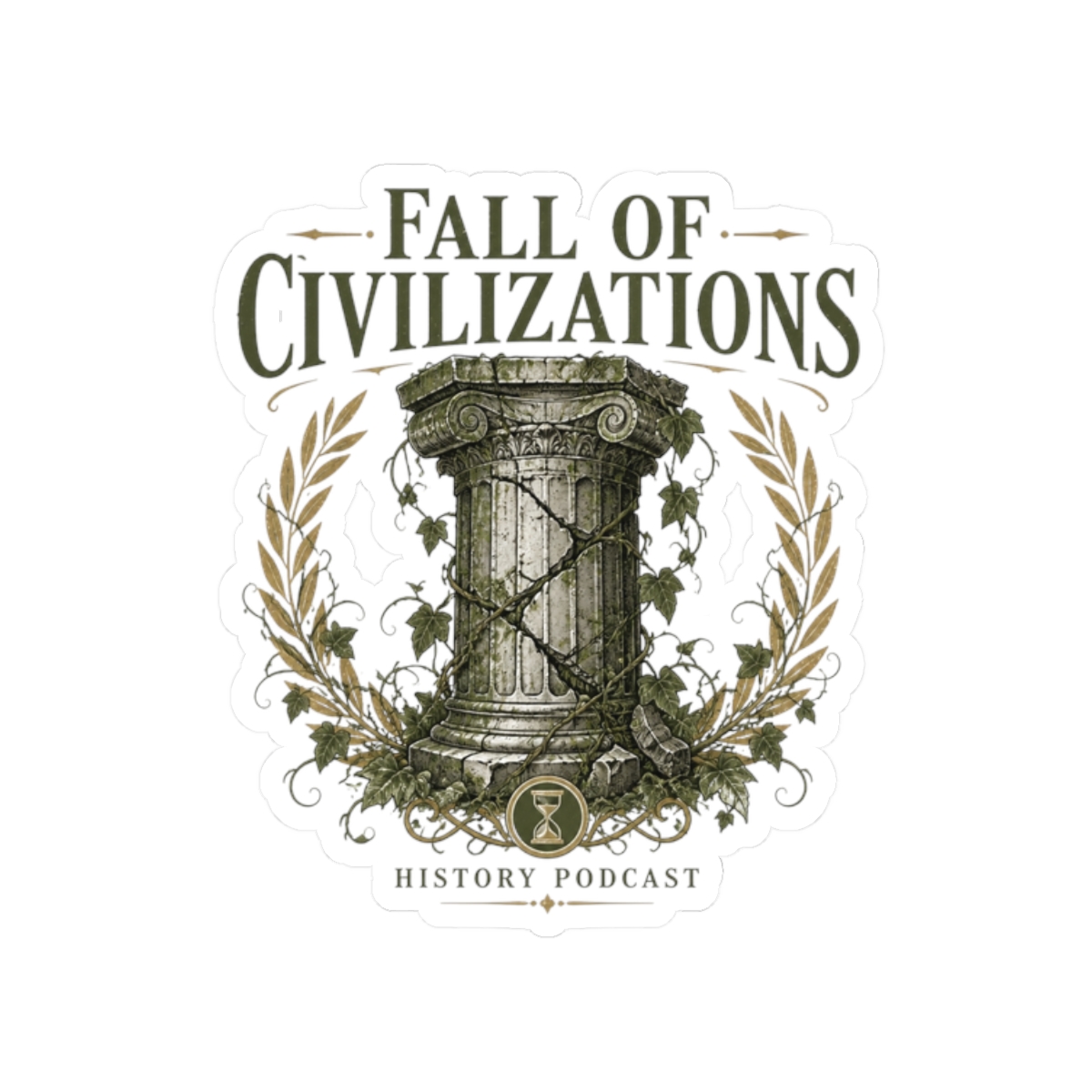 Fall of Civilizations "Fall of Civilizations" Sticker - Official Stickers merchandise