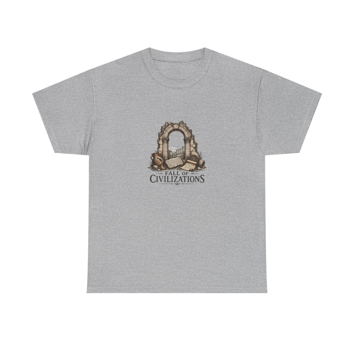 Fall of Civilizations "Fall of Civilizations" Unisex Tee - alternate angle 4, merchandise