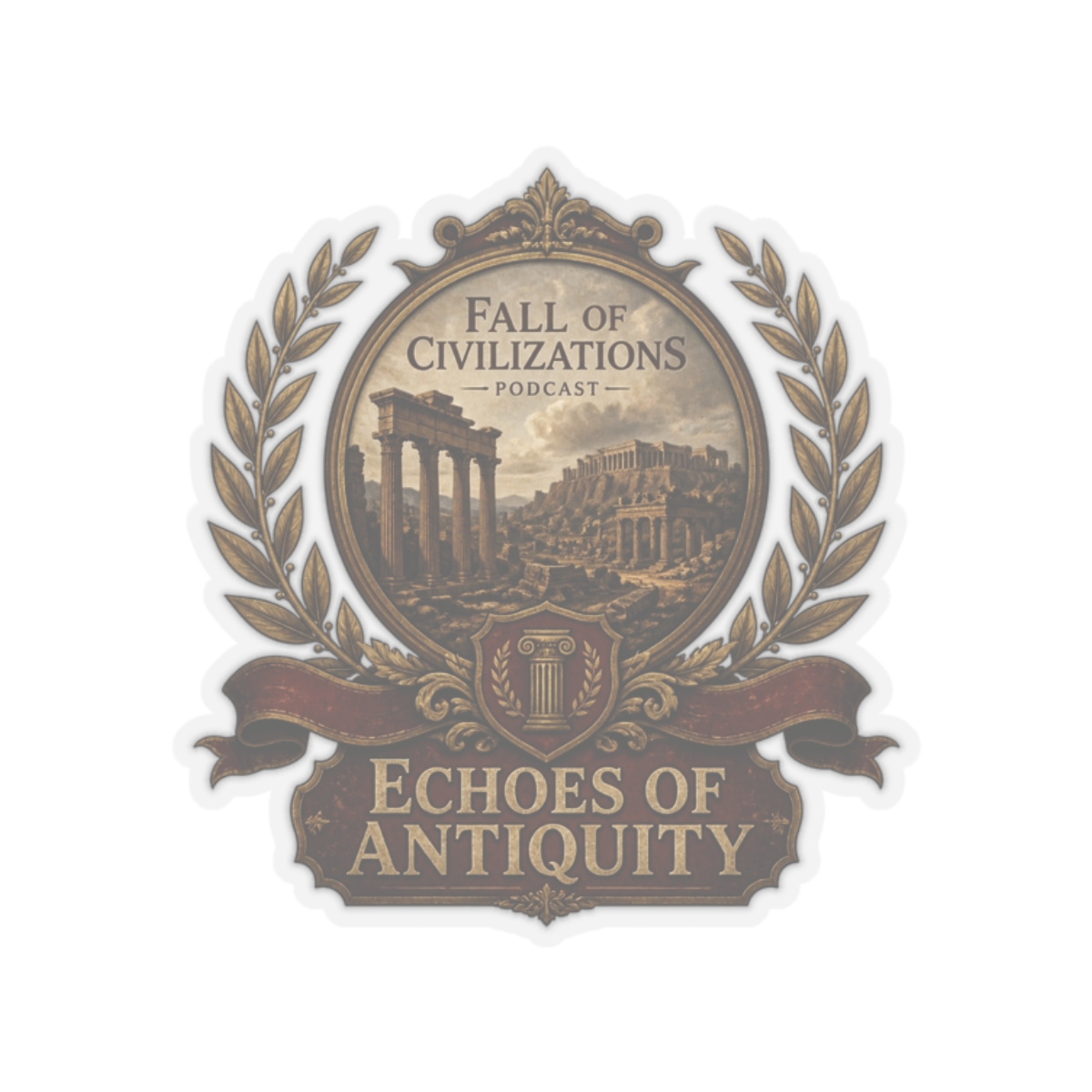 Fall of Civilizations "Echoes of Antiquity" Sticker